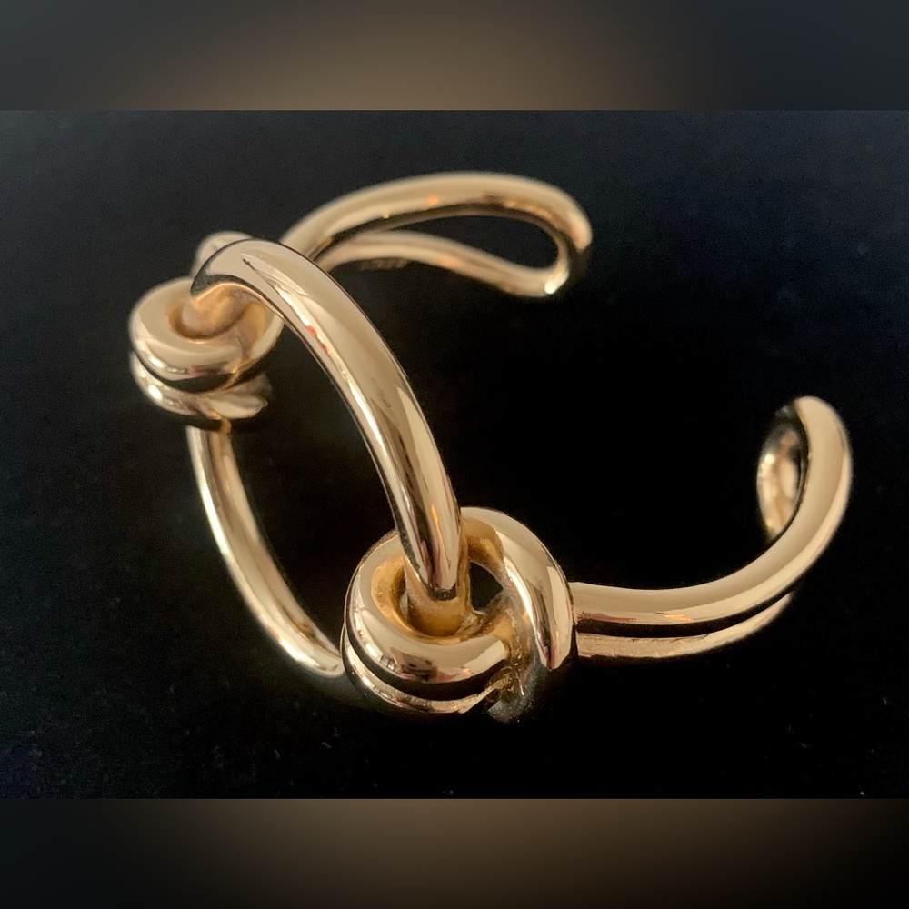 J Crew open loop double knot cuff bracelet. - Picture 4 of 8